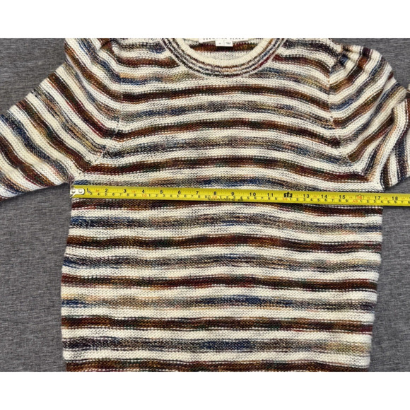 Veronica Beard Raissa Striped Crewneck Sweater Size M - Picture 4 of 7